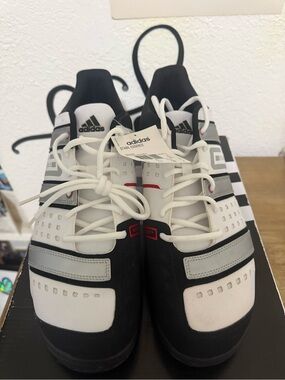 adidas White Black Red Training Sneakers